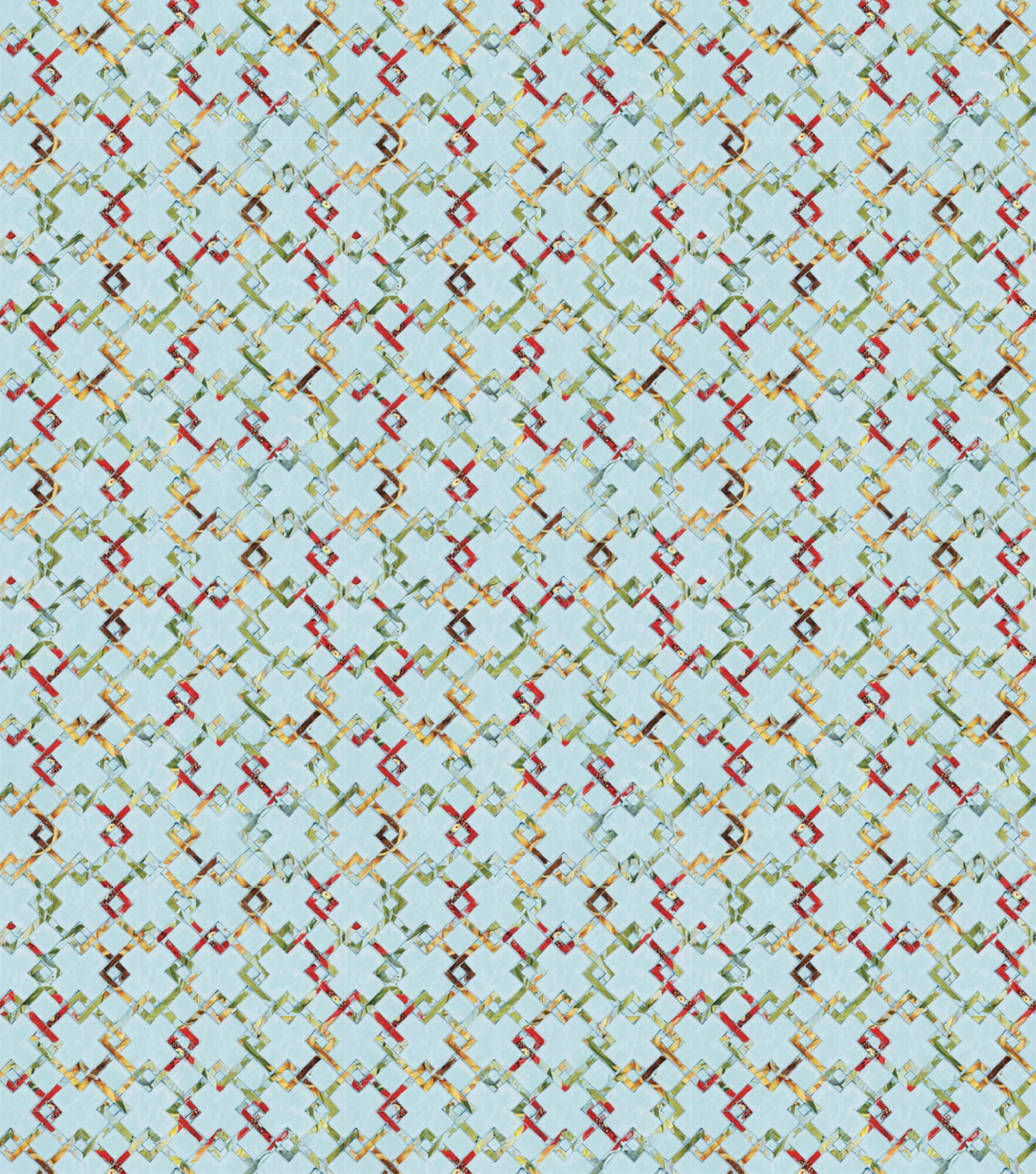 Susan Winget Geometric Cotton Fabric